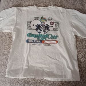 Vintage 2003 Penn State vs Auburn Capitol One Bowl Shirt